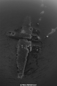 Junkers 88G WRECK - Ionian Sea  Italy by Marco Bartolomucci 